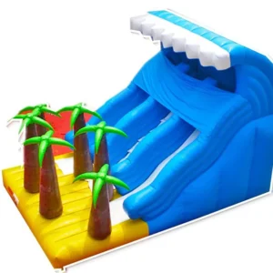 Dmuchana Zjeżdżalnia Fala i Palmy